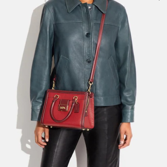 Coach Grace Carryall In Colorblock Crossbody Hand Bag - Picture 1 of 13
